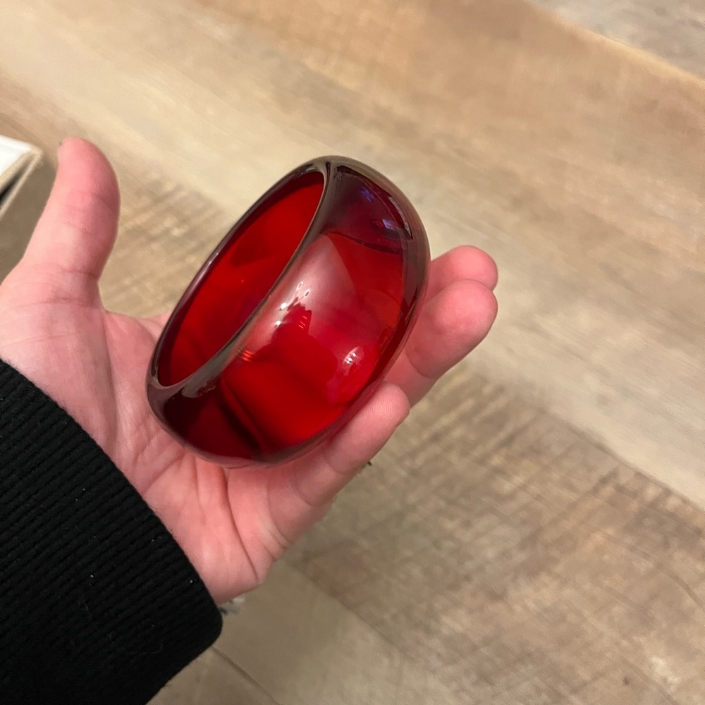 Blood Amber bangle bracelet Stone Natural AAA+